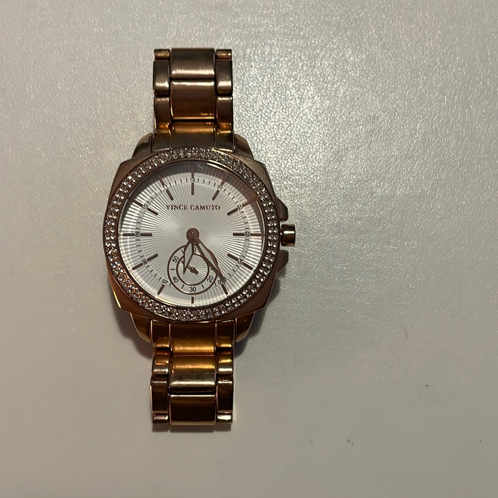 Rose Gold Vince Camuto watch